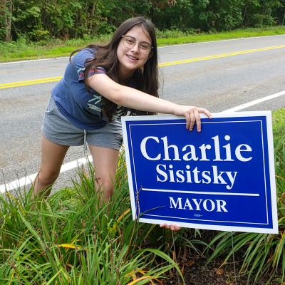 CharlieLawnSign